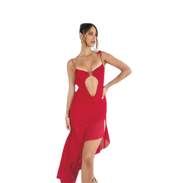 Luxury Scarlet Dress: Night Out Edition